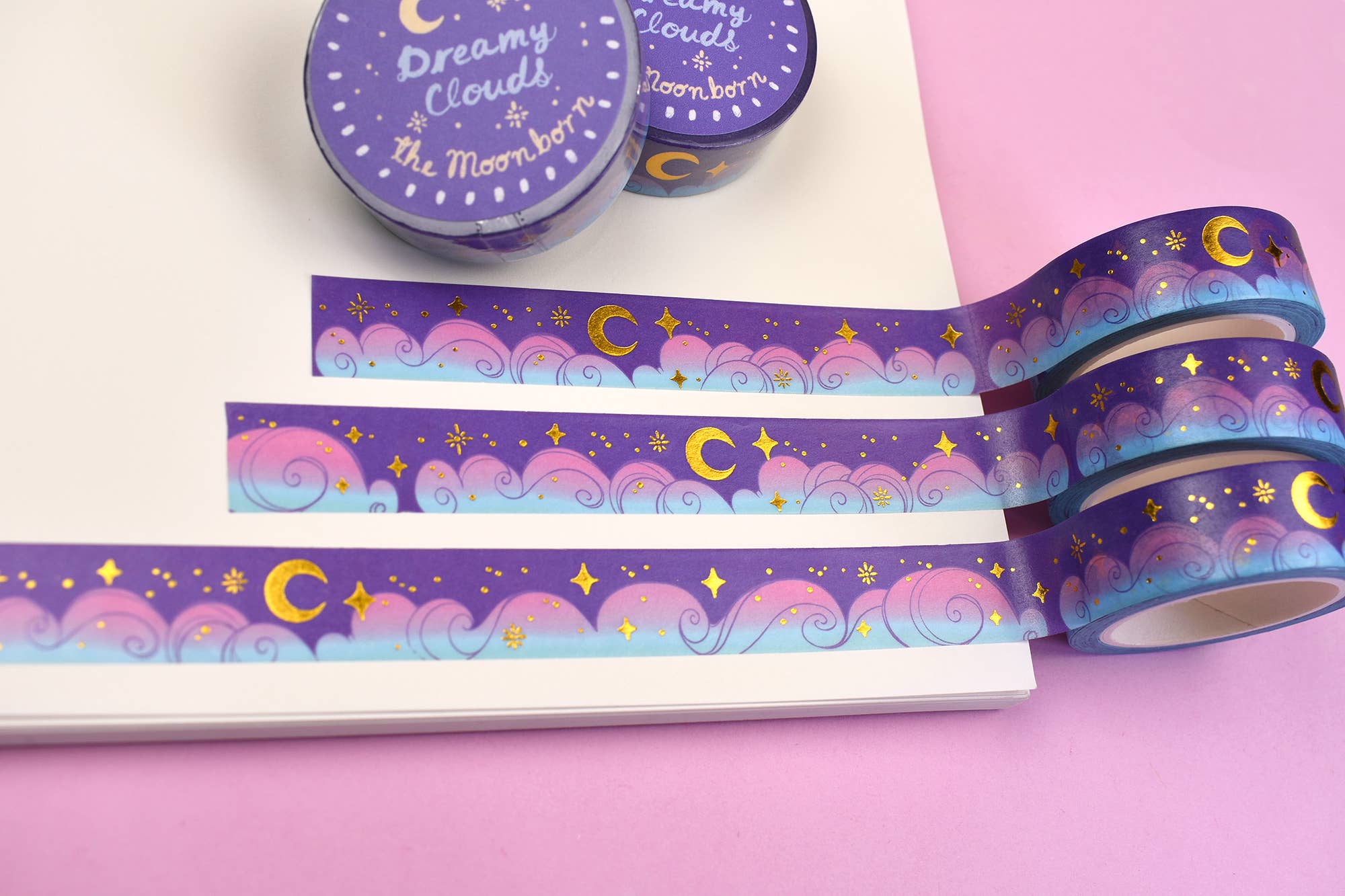 The Moonborn - Wholesale Washi Tape - Dreamy Cloudscape Washi Tape3