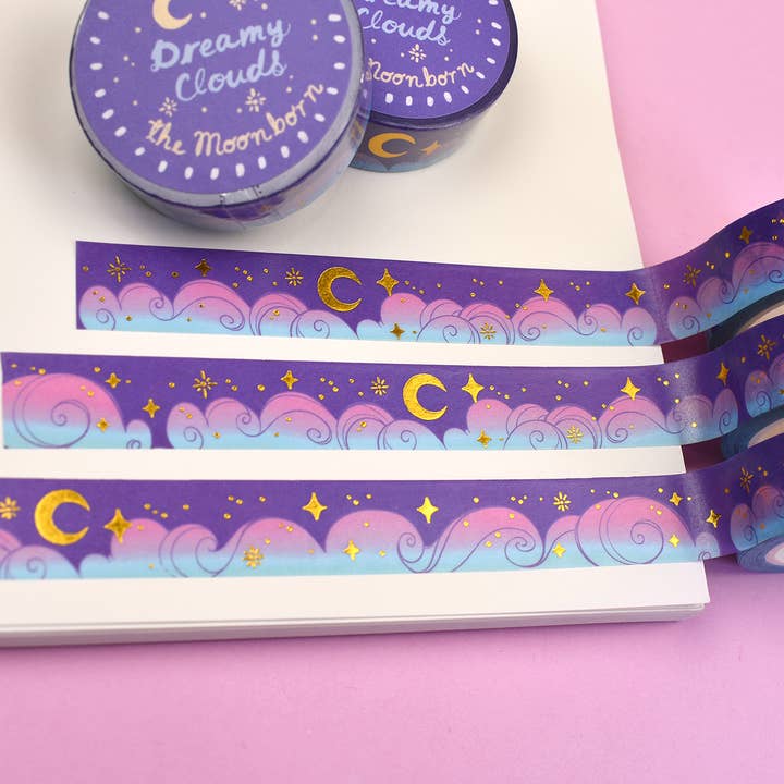 The Moonborn - Wholesale Washi Tape - Dreamy Cloudscape Washi Tape3
