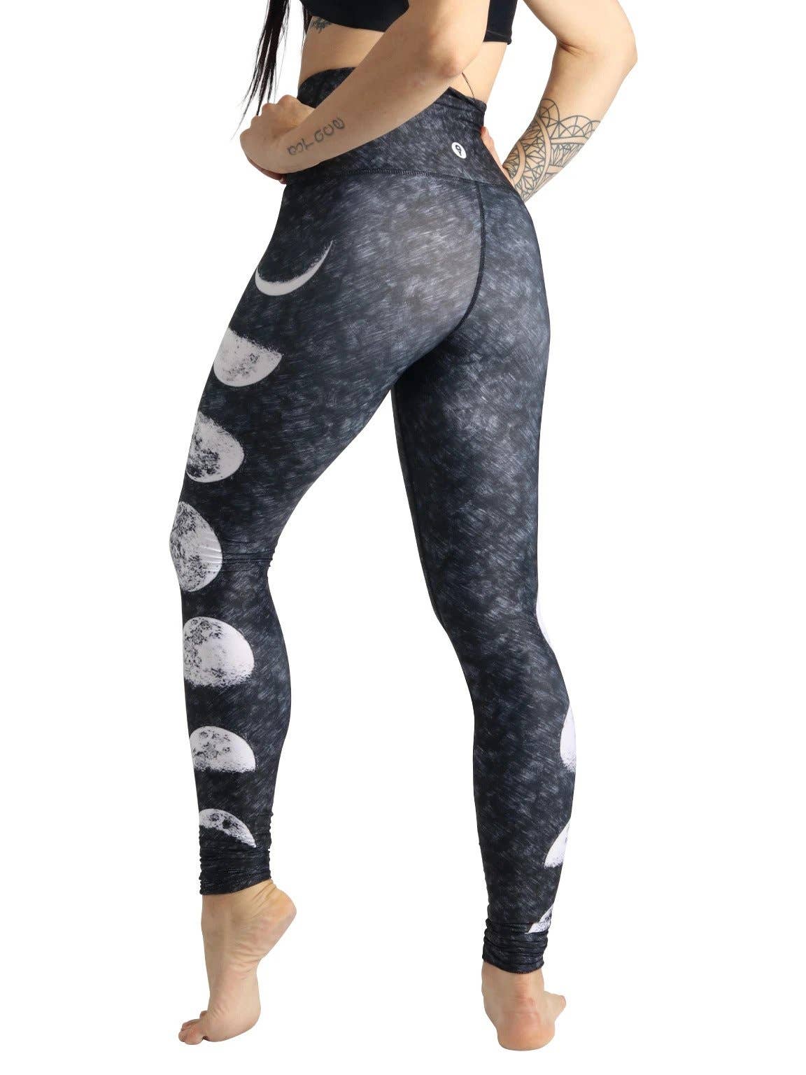 Wholesale Just a Dark Moon Phase Printed Yoga Leggings for your store ...