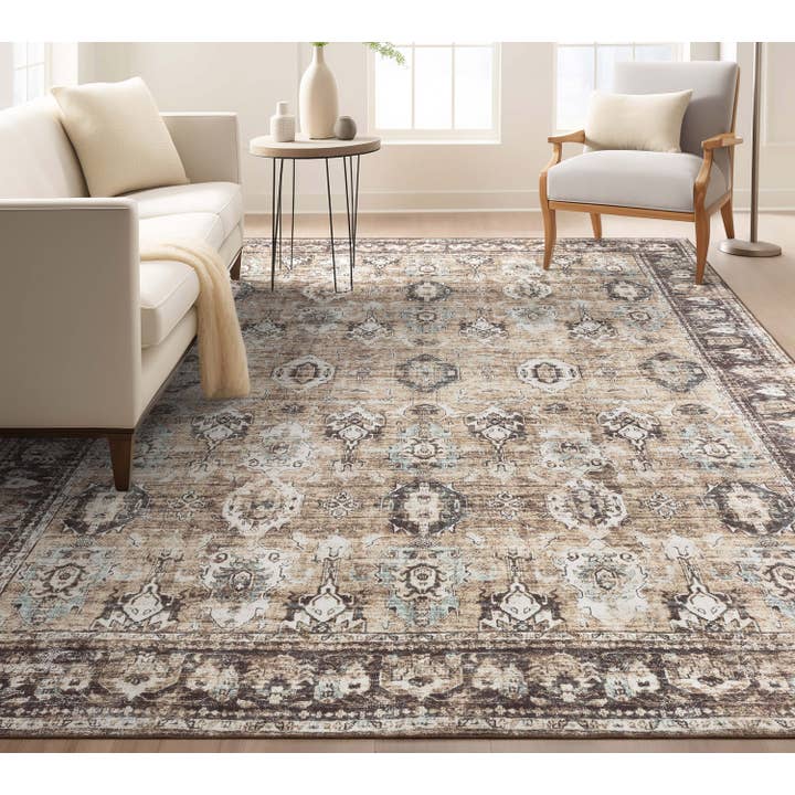 Well Woven – Tapete por atacado – Tapete Lavável Elle Basics Intrigue Easy-Clean - Durável, Antiderrapante, Design de Baixo Perfil para Conforto em Casa9