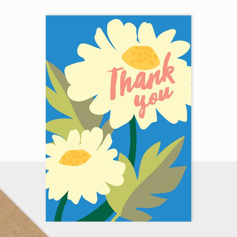 Laura Darrington Design Ltd – wholesale Thank you card – Bloom - Thank You0