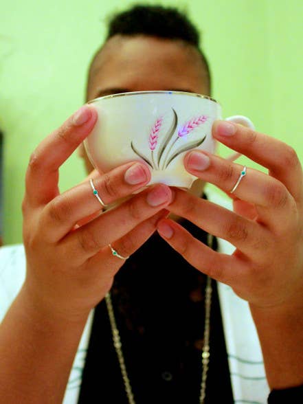 Fair Anita - Wholesale Jewelry Set - Tiny Stone Sterling Stacking Ring Set - Turquoise6