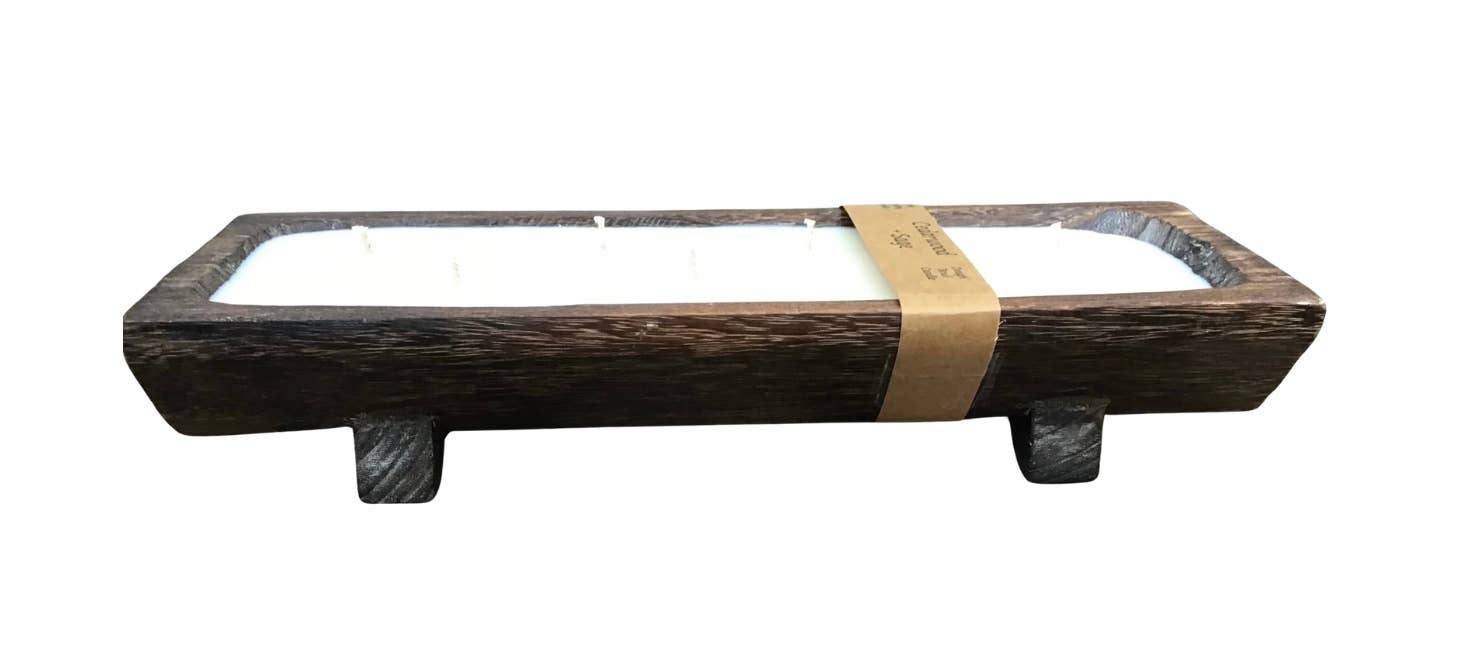 North Country Candle - Wholesale Jar/Filled Candle - Half Log Dough Bowl Candles3