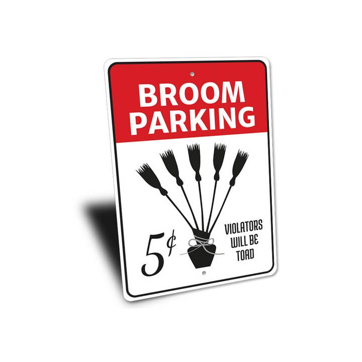 Lizton Sign Shop, Inc – wholesale Sign – Broom Parking Witch Sign2