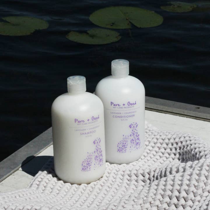 Pure + Good - Wholesale Pet Shampoo - Dog - Dog & Cat Shampoo: Lavender + Chamomile 5
