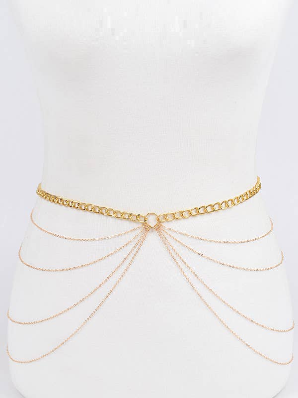Rhinestone Chain Belt for wholesale by Shop Neighbors