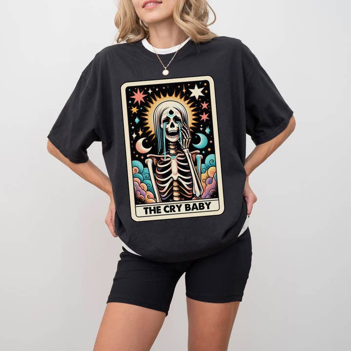 The Cry Baby Tarot Card Shirt for wholesale by EnjoyMyDesign