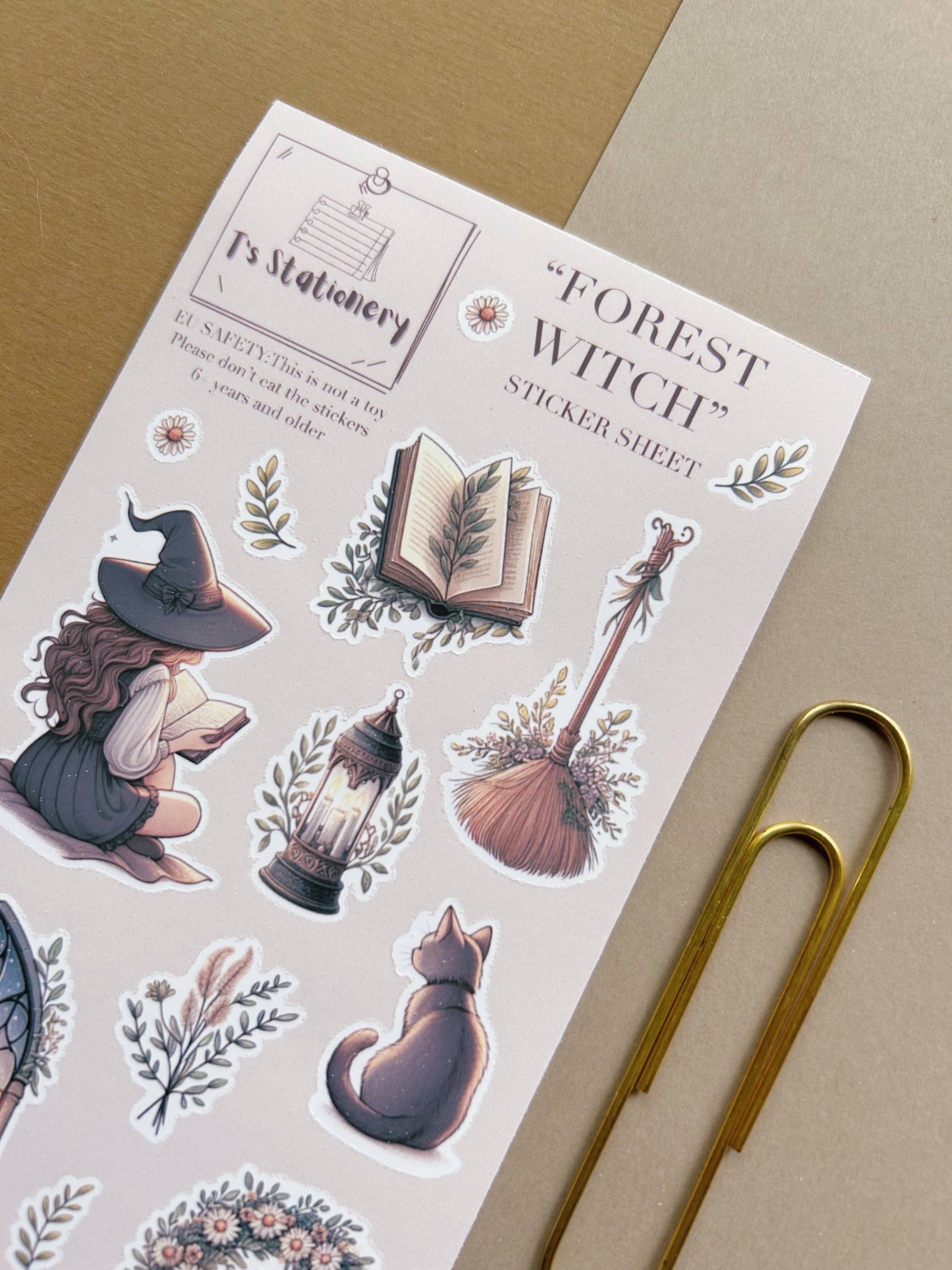 T's Stationery - Wholesale Sticker - "Forest Witch"  Sticker Sheet6