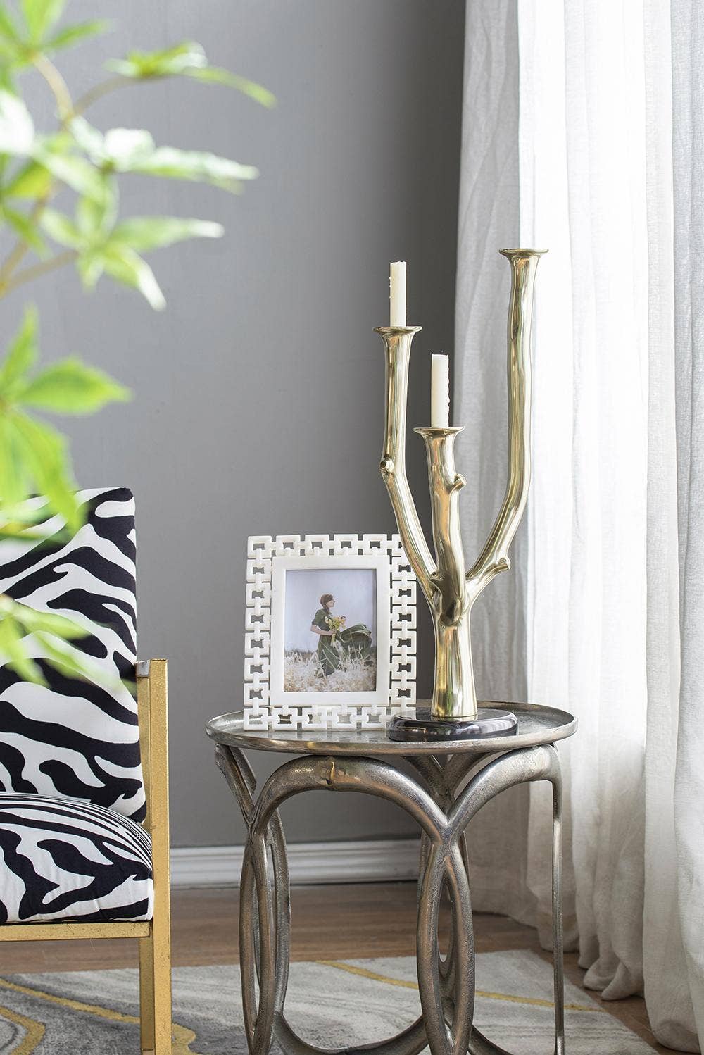 A&B Home Group Inc. - Wholesale Candle Holder - 8.5x6x24.5" Multi Taper Candle Holder - Gold0