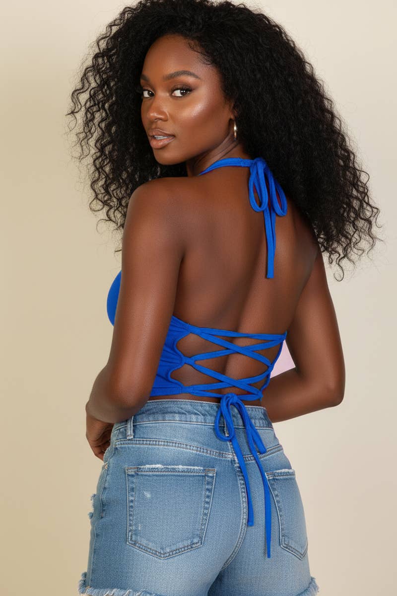 CAPELLA APPAREL - Wholesale Tanktop - Dames - Tanktop met bandana en vierkante hals15