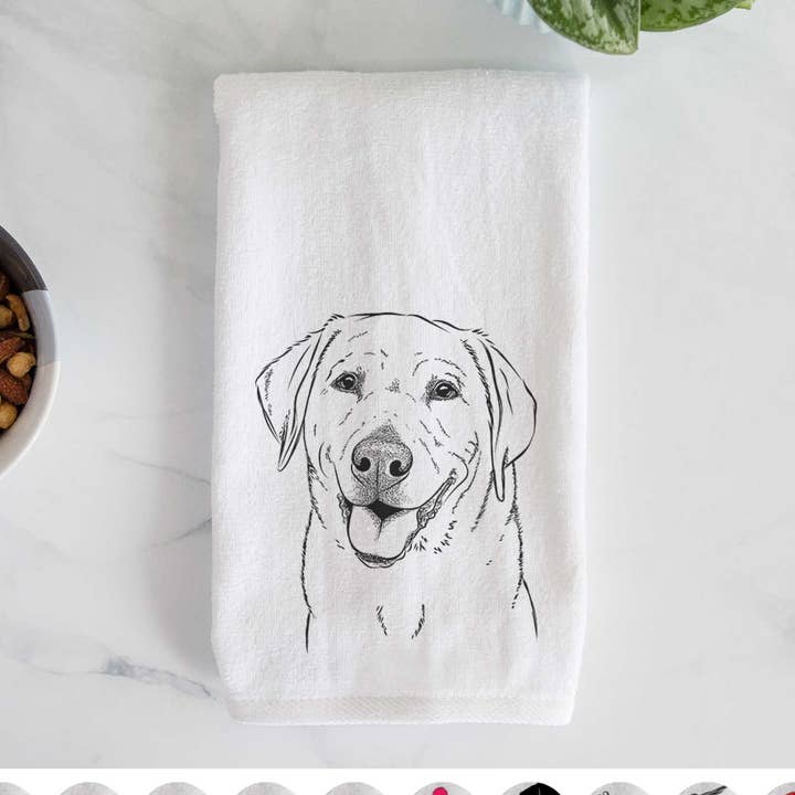 Essuie-mains Sanford the Labrador Retriever pour la vente par Inkopious