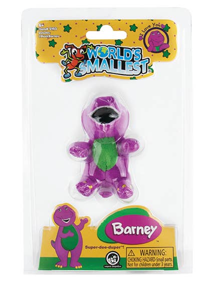 World's Smallest Barney Purple Dinosaur for wholesale by Super Impulse USA