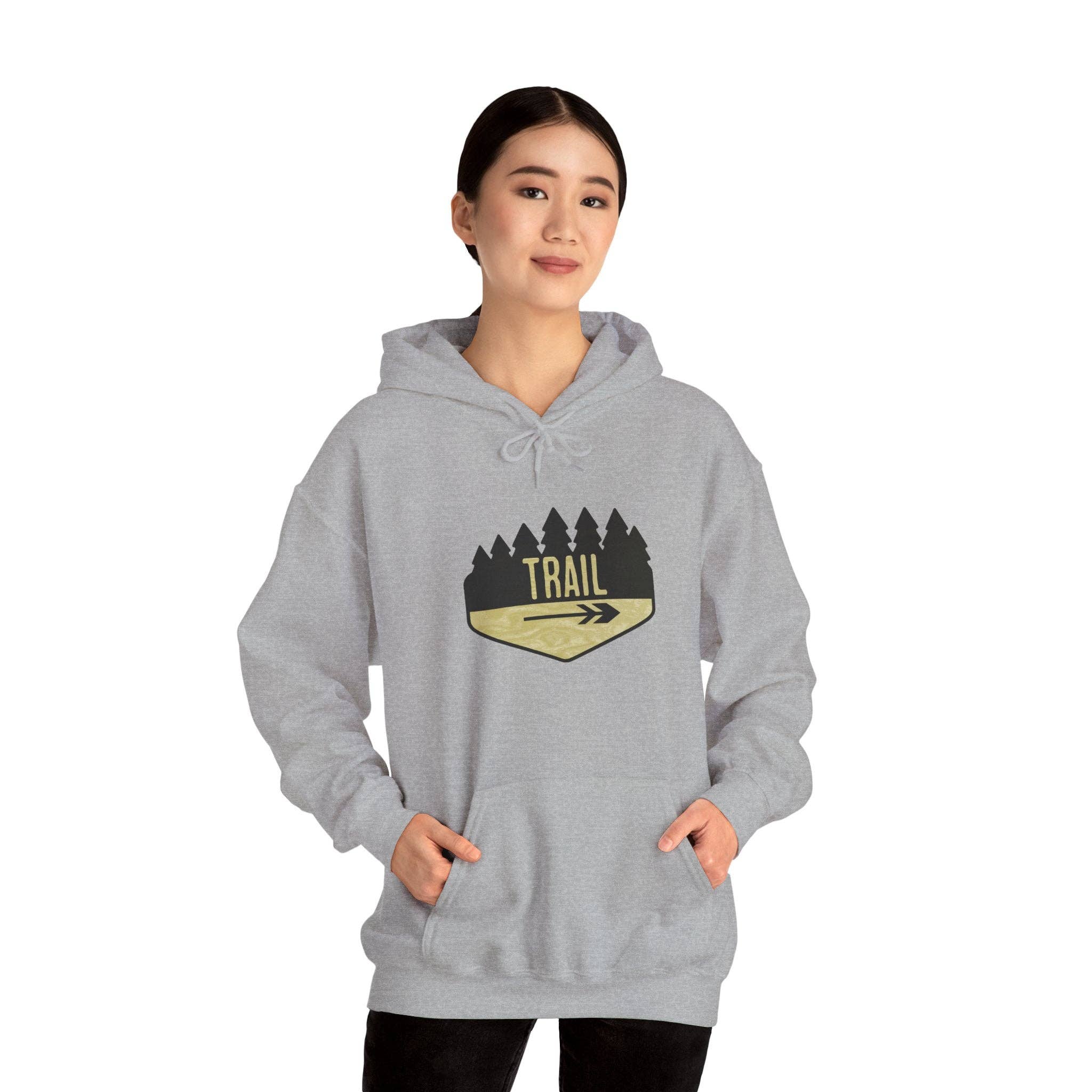 Restored By Nature Company - Wholesale Hoodie - Women's - Hiking Trail Sign Hoodie – Cozy Cotton-Blend Adventure Sweat22
