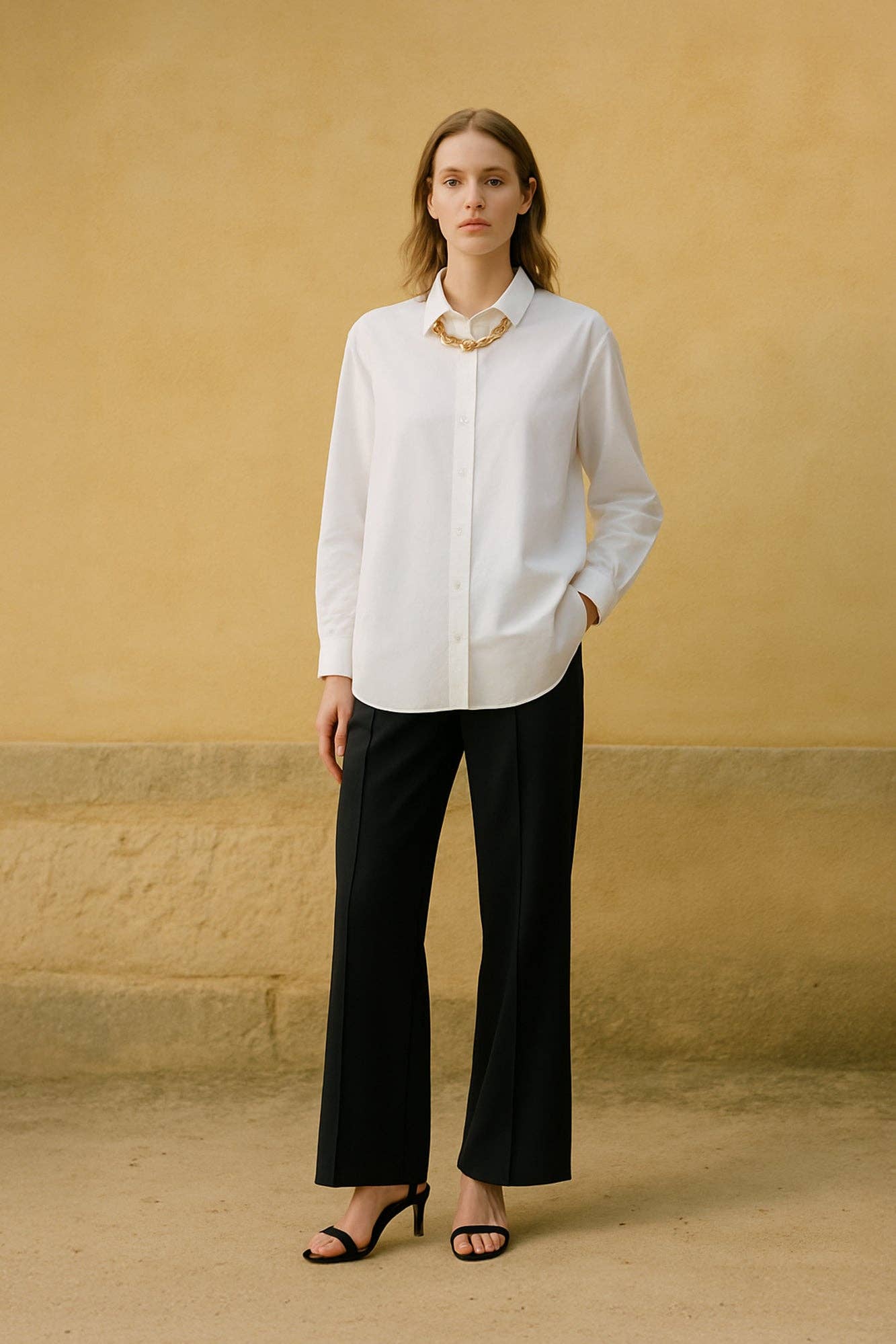 Beyaz Classic Oversized Cotton Shirt - Essential
 for wholesale on Faire5