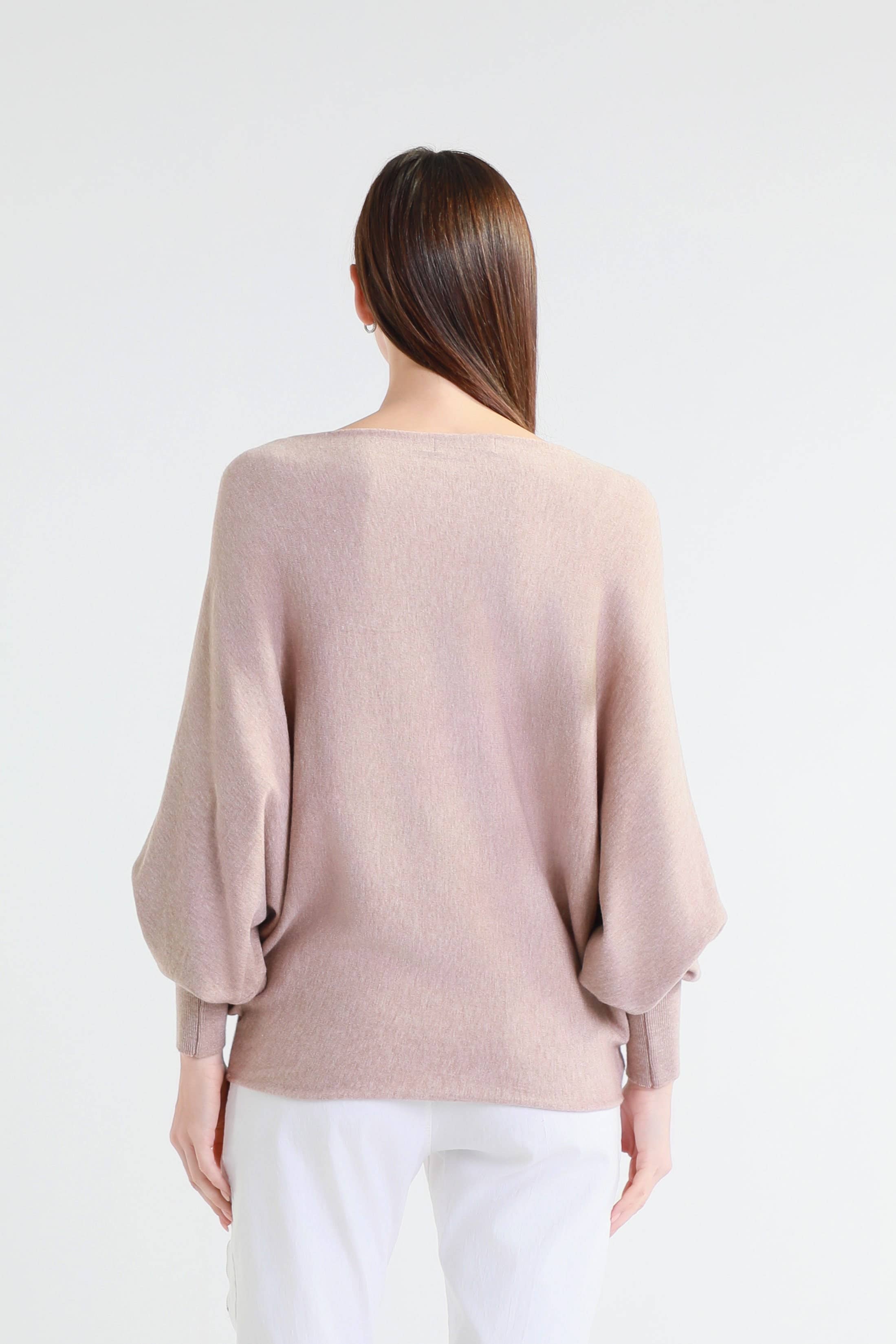 TINA Stephens Italy/Tees By Tina – Engroshandel Pullover - Dame – Mylah seriøst blød batwing sweater (BLS413)27