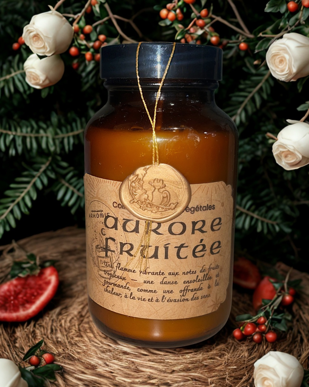 Arhomie – Vela em jarro/copo por atacado – Aurore Frutado1