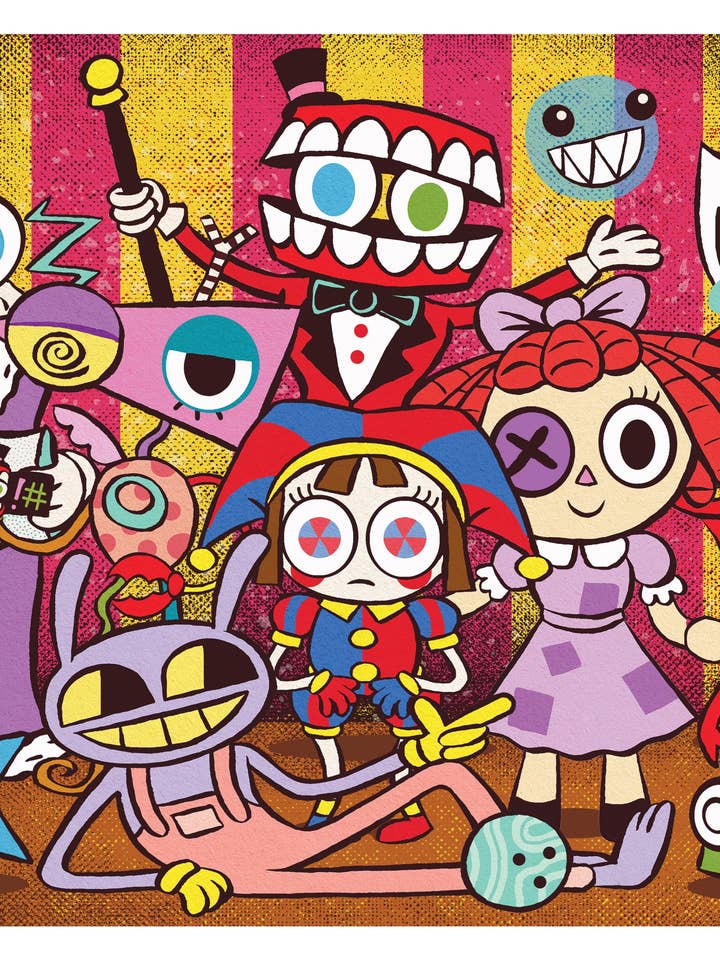 "L'incredibile Circo Digitale" stampa artistica 8 x 10 per la vendita all'ingrosso da parte di Jellykoe