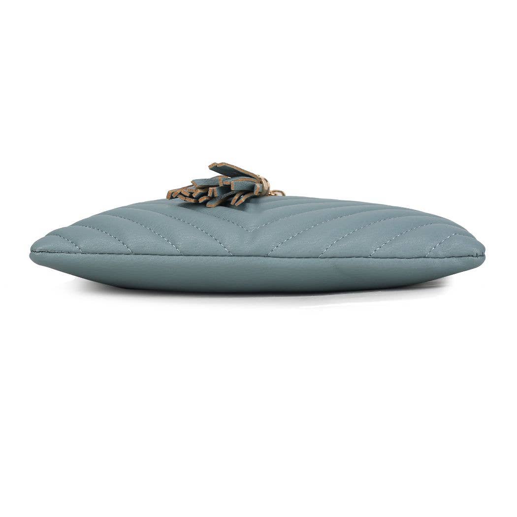 MKF Collection – Großhandel Umhängetasche - Damen – MKF Kollektion Winnie Damen aus gestepptem veganen Leder von Mia K17