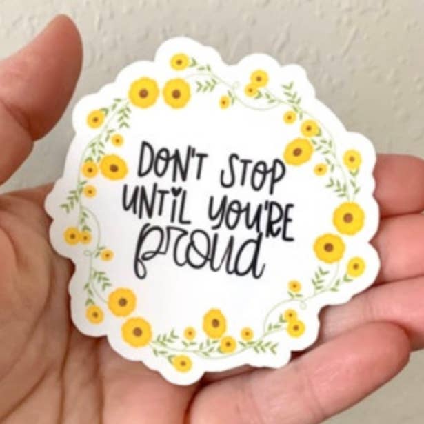 Oily Graphic Creations - Wholesale Sticker - Don't Stop Sticker/Magnet0