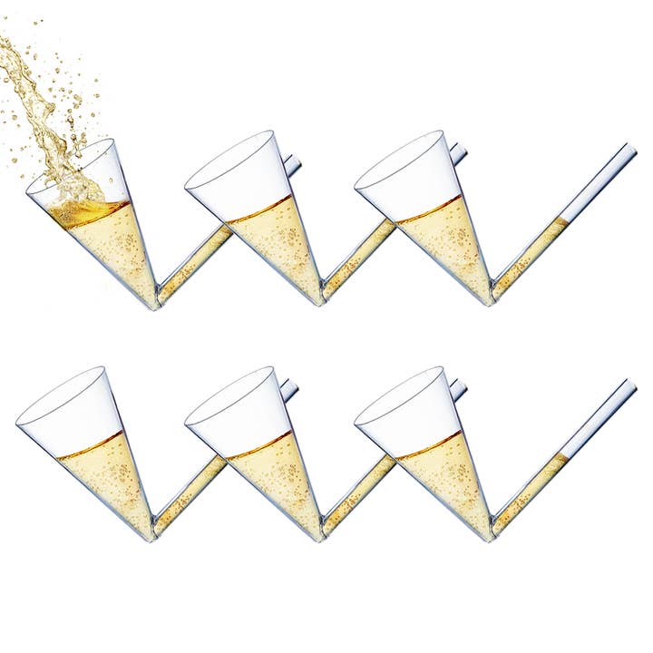 The Wine Savant / Khen Glassware – Copo de champagne por atacado – Acrílico Champanhe Shooter by The Wine Savant - Acrílico Vinho