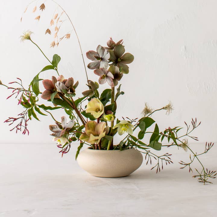 CONVIVIAL - Wholesale Vase - Ikebana Vase No. 2 | Raw Stoneware