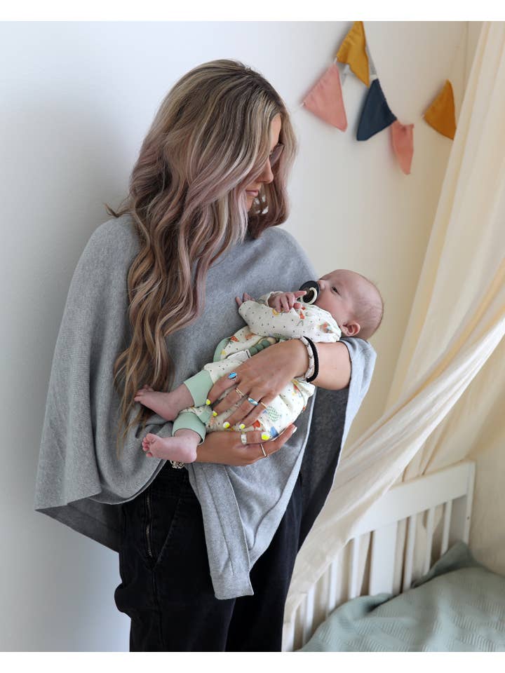 Viverano Organics - Wholesale Poncho - Women's - Women's Eco-Chic Poncho Sweater Knit Pullover (Organic)11