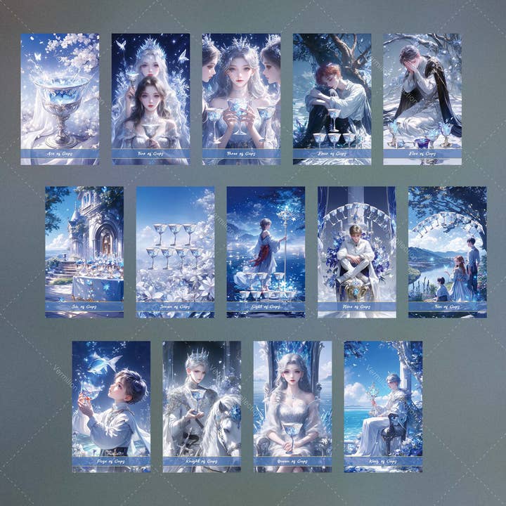 Vermilion Collection - Wholesale Tarot Cards - Crystal Love Tarot9