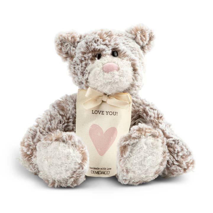 DEMDACO - Wholesale Stuffed/Plush Toy - Kids & Baby - Mini Giving Bear - Pink Heart0