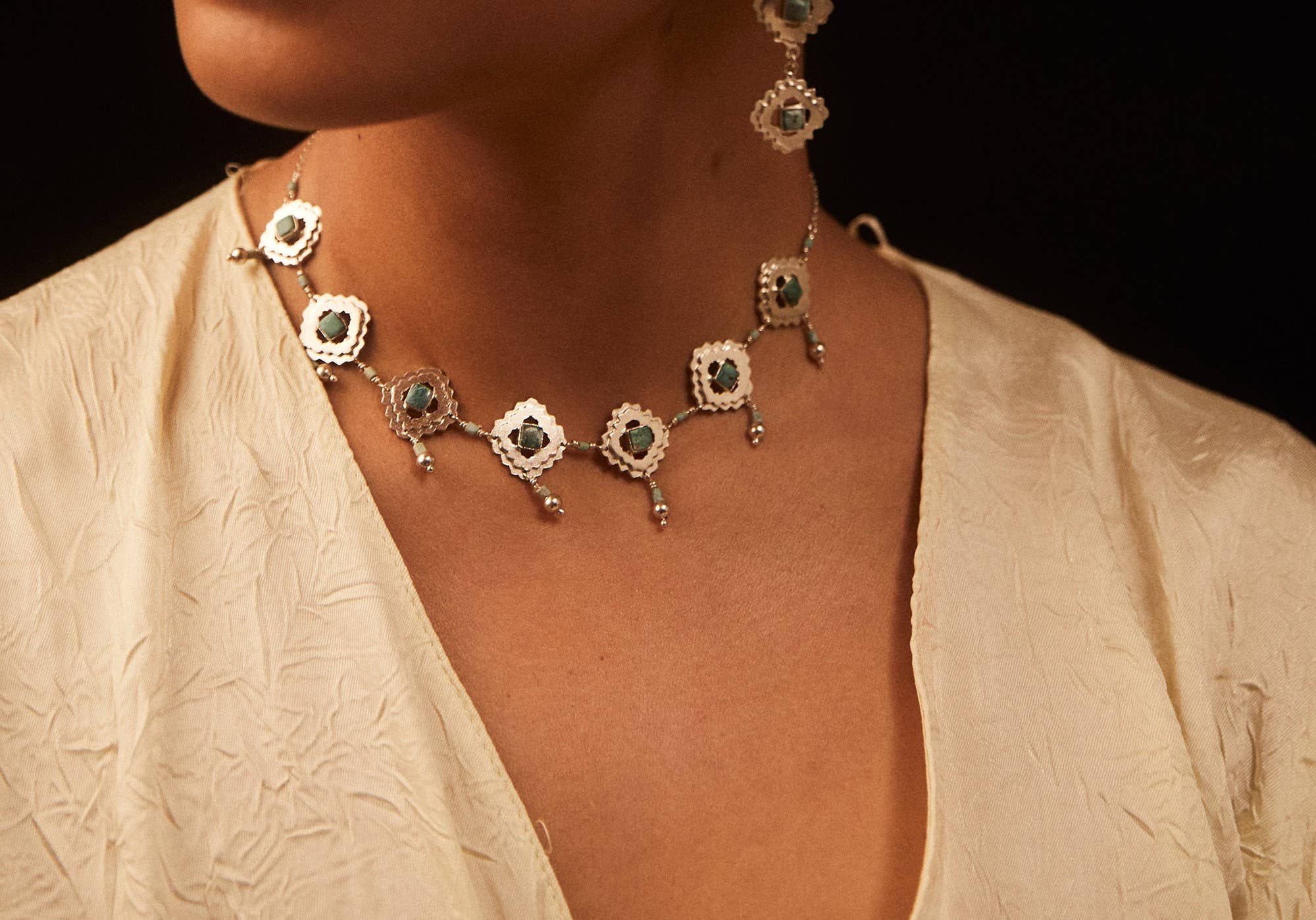 Né Nepal – wholesale Choker/collar – Mandala Choker, 22k Gold Plated, Handmade7