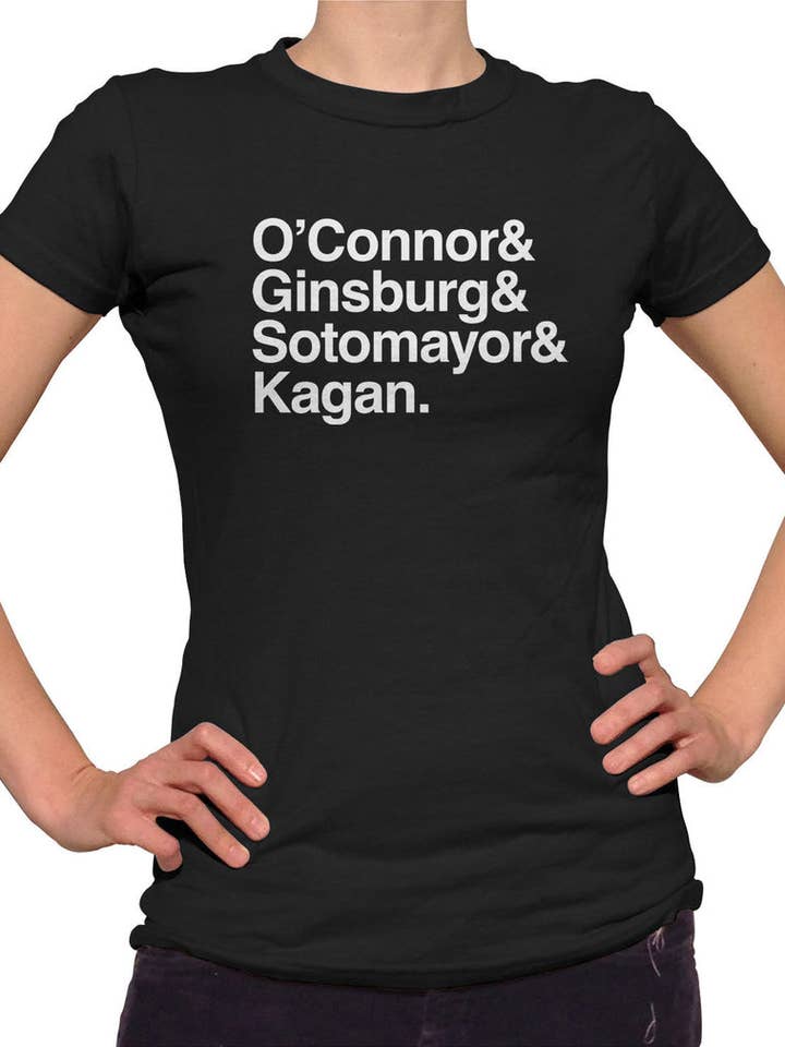 T-Shirt O'Connor Ginsburg Sotomayor Kagan pour femme pour la vente par Boredwalk