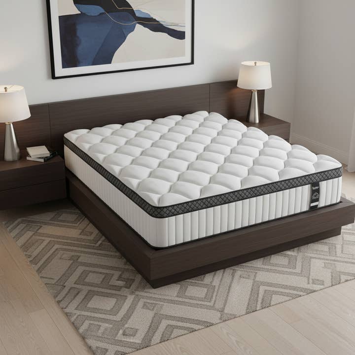 12" King Foam Hybrid Mattress for wholesale by HomeRoots