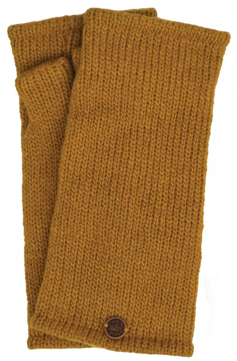 Black Yak Ltd - Wholesale Gloves - Unisex - Plain Wristwarmers - Knitted Pure Wool - Fair Trade9