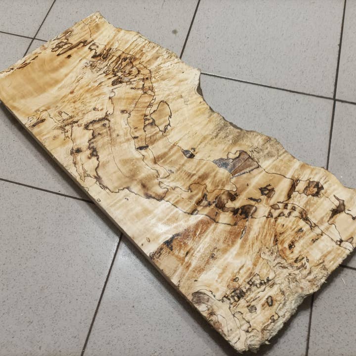 Bloco de Madeira de Álamo Burl para Corpo de Guitarra Trabalhos em Madeira #13 por atacado de Prut63683