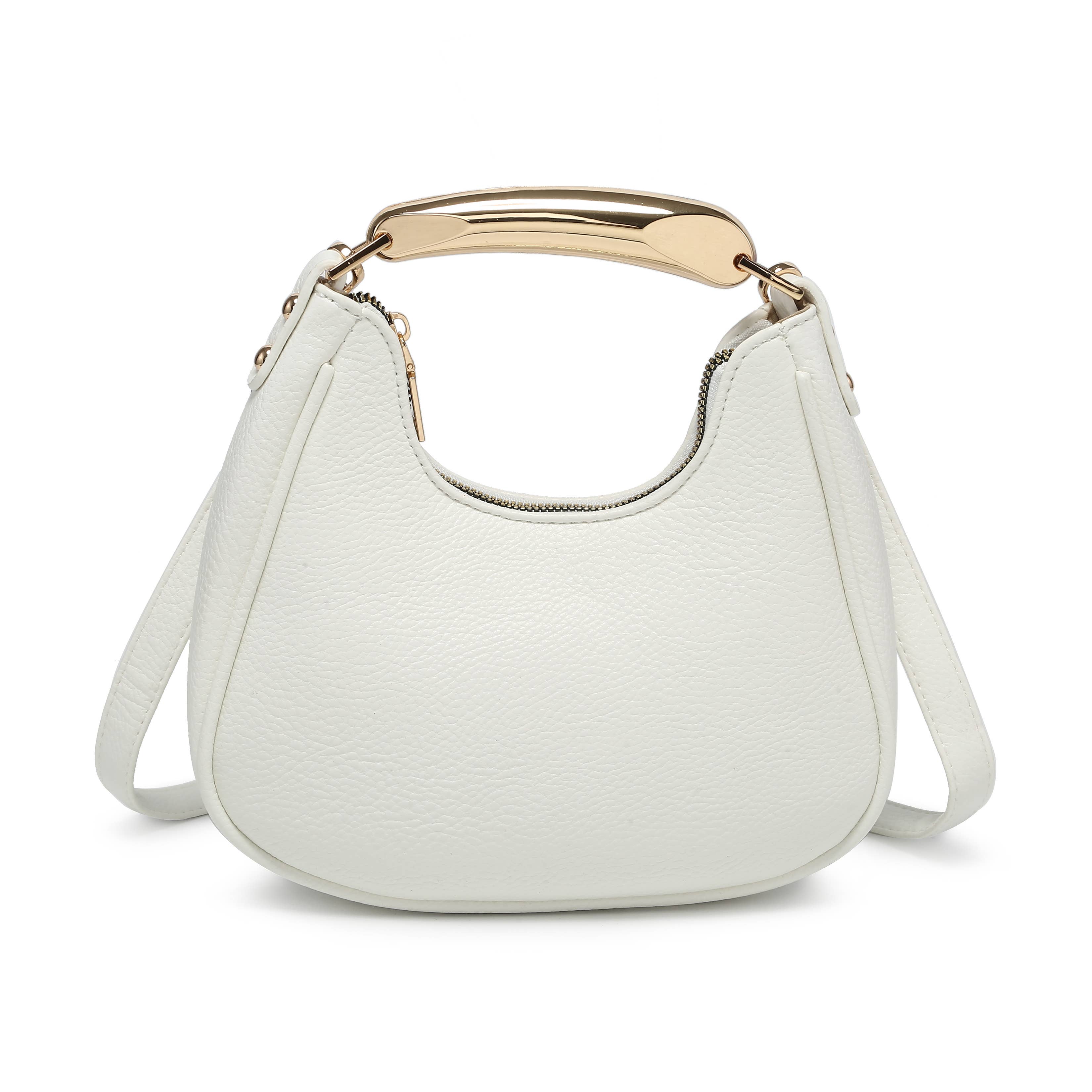 Papaya Fashion Ltd – wholesale Top handle bag – women's – B23052-Top Zip Closure Metal Handle Grab Bag18