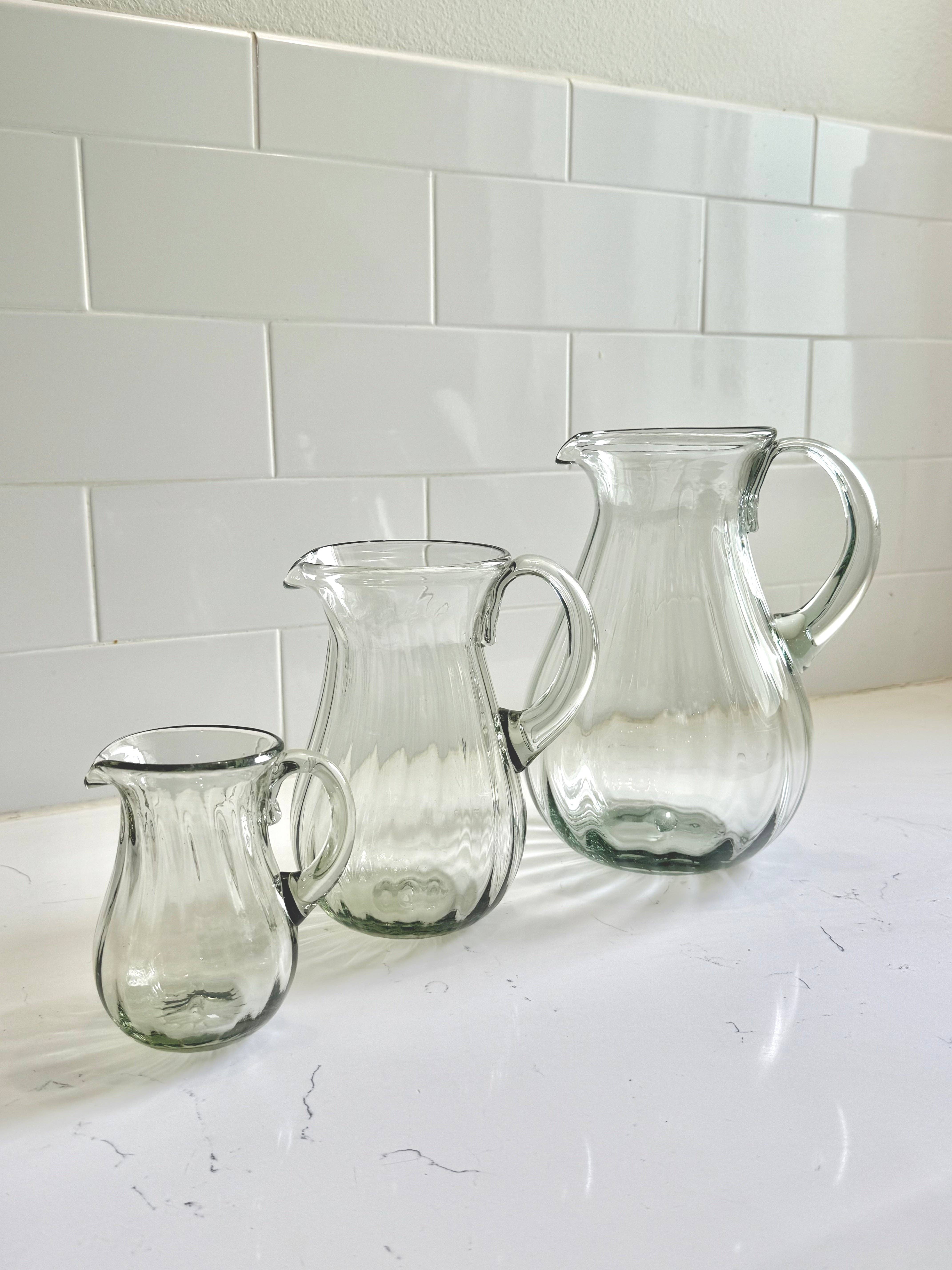 Villa Lua Home - Vente Carafe - Pichet cannelé soufflé à la main1