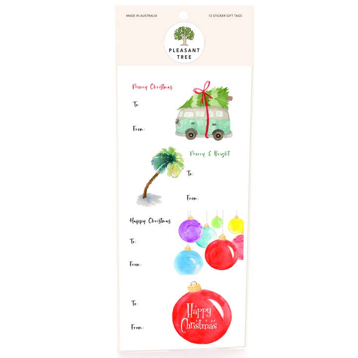 Bright Christmas - Sticky Labels for wholesale by Pleasant Tree