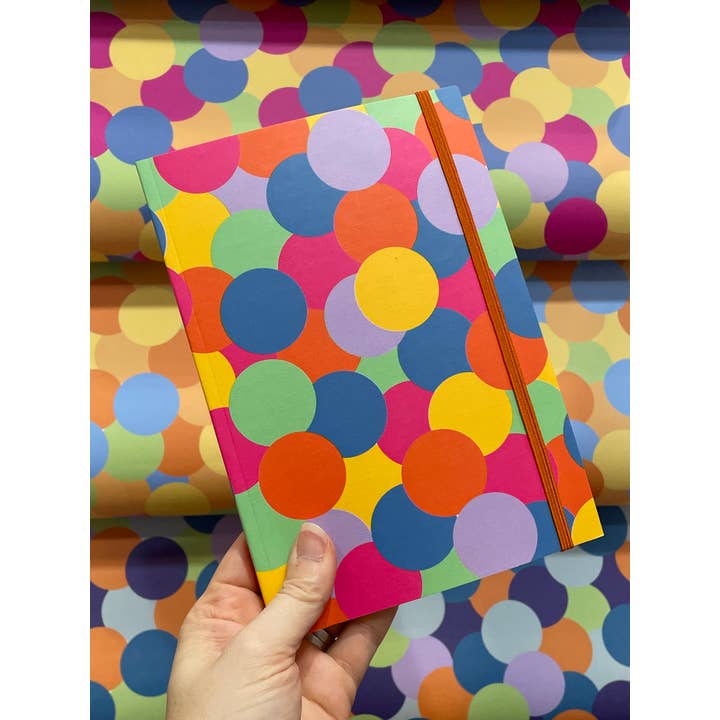 A5 Polka Dot Notebook for wholesale by Popsy & Plum