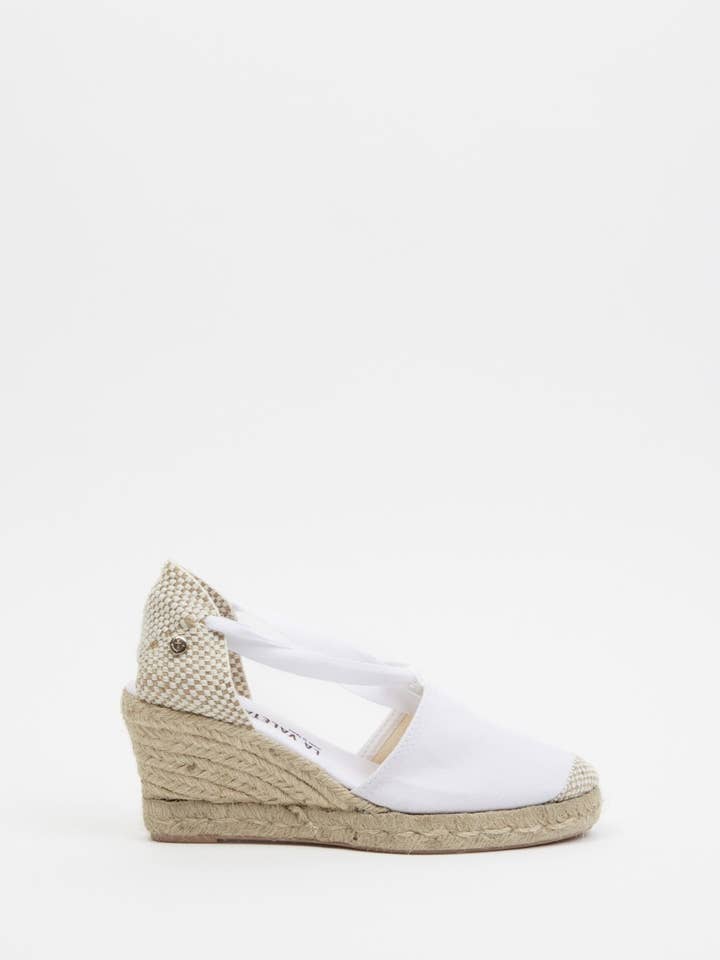 Bliss White for wholesale by La Valeta Espadrilles-Ibera Factory Shoes slu