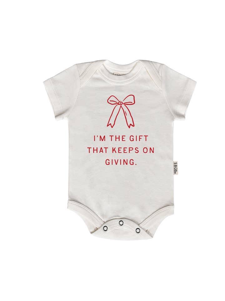 SBG Co. - Wholesale Bodysuit (Non-Footed) - Baby - I'm the Gift That Keeps on Giving Onesie