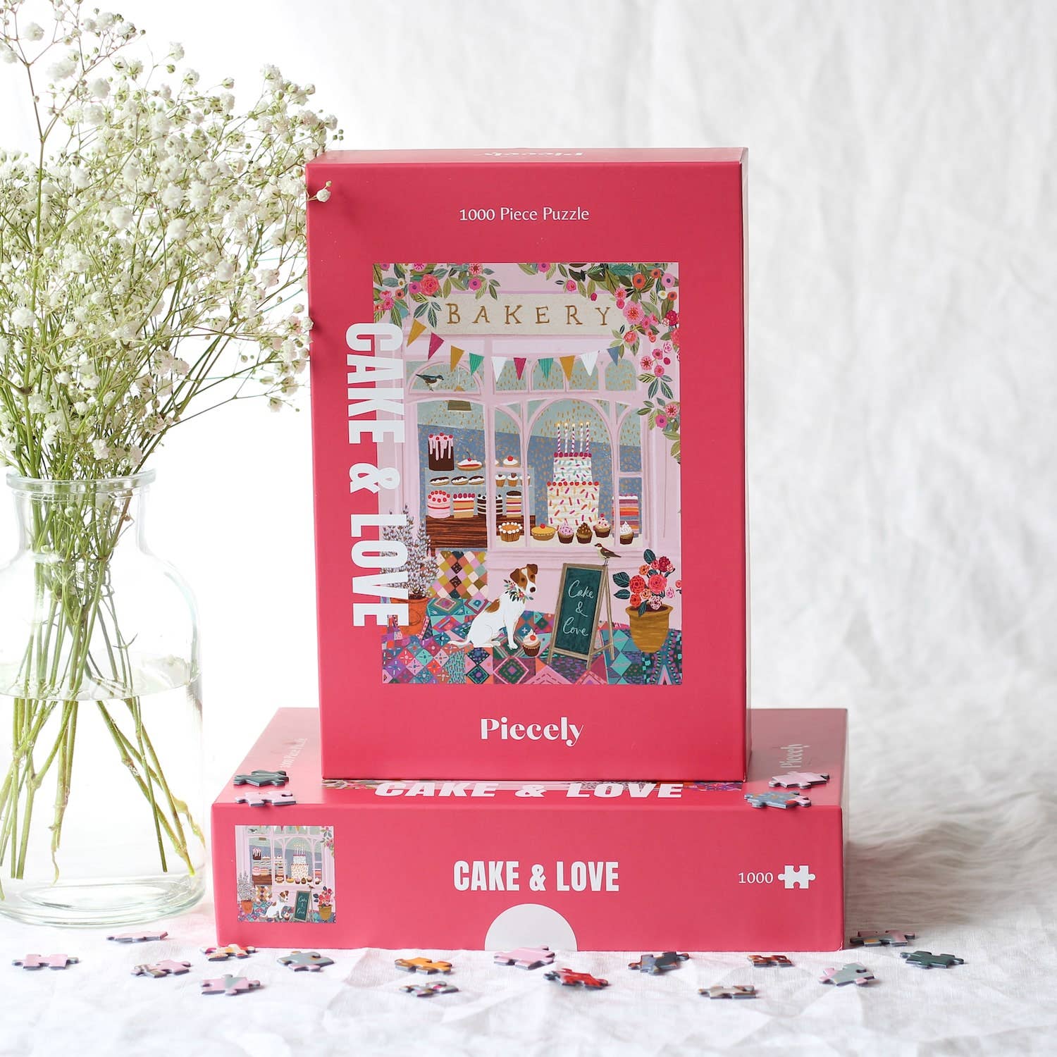 Piecely Puzzles - Wholesale Puzzle - Adult - Cake & Love puzzle, 1000 pieces5