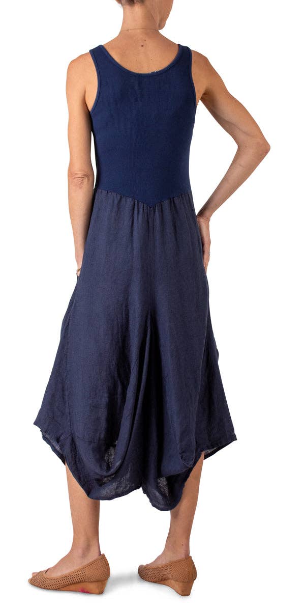 Gigi Moda - Wholesale Dress - Women's - Linen Sleeveless Dress9