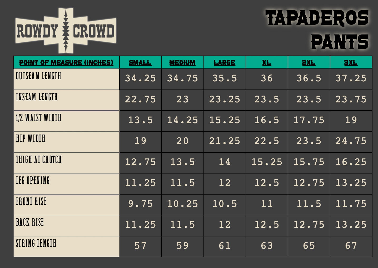 Rowdy Crowd Clothing – Engroshandel Bukser - Dame – Tapaderos-bukser11