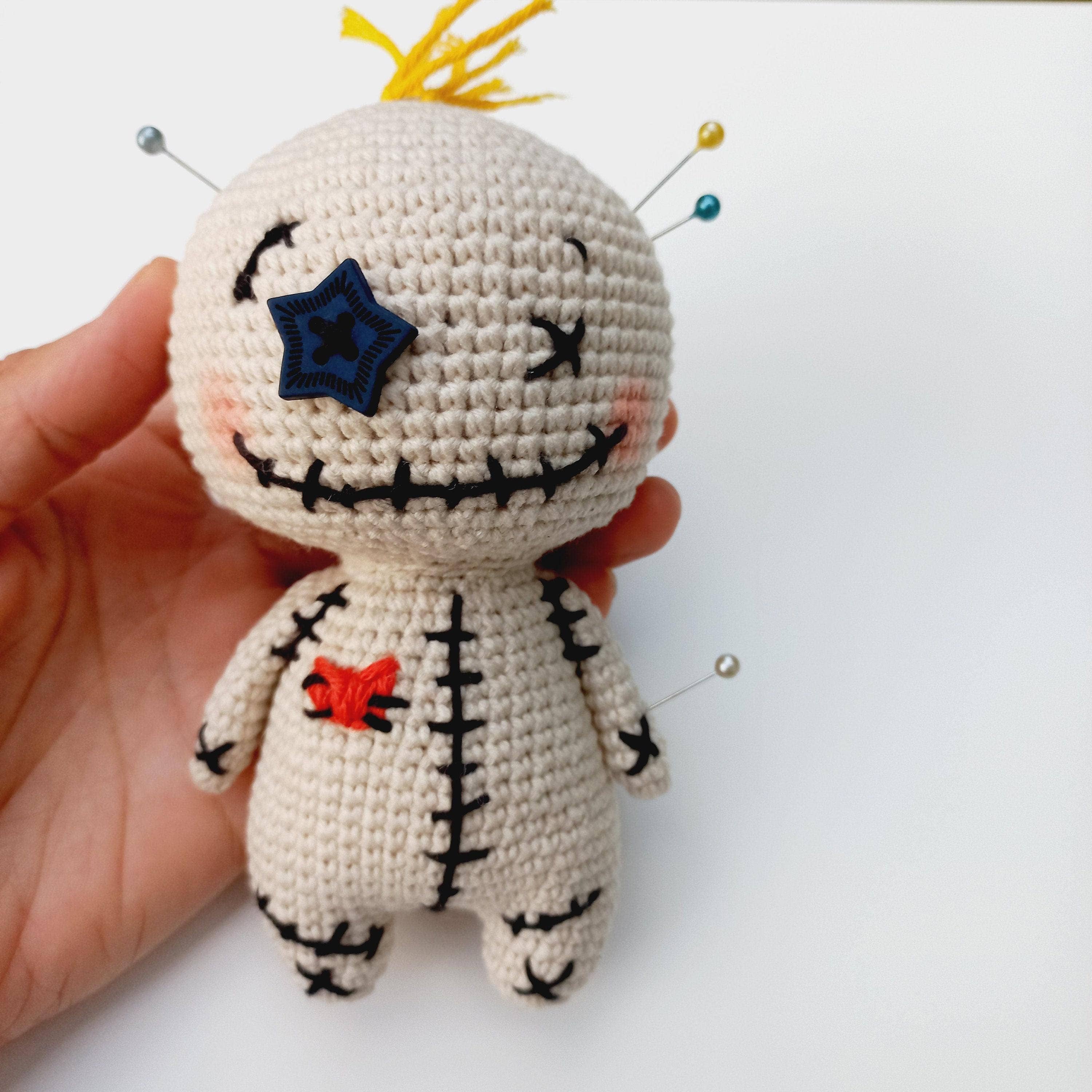 Anh2 LTD - Wholesale Decorative Tabletop Object - Voodoo Doll Crochet, Cute Voodoo Amigurumi, Halloween Decor2