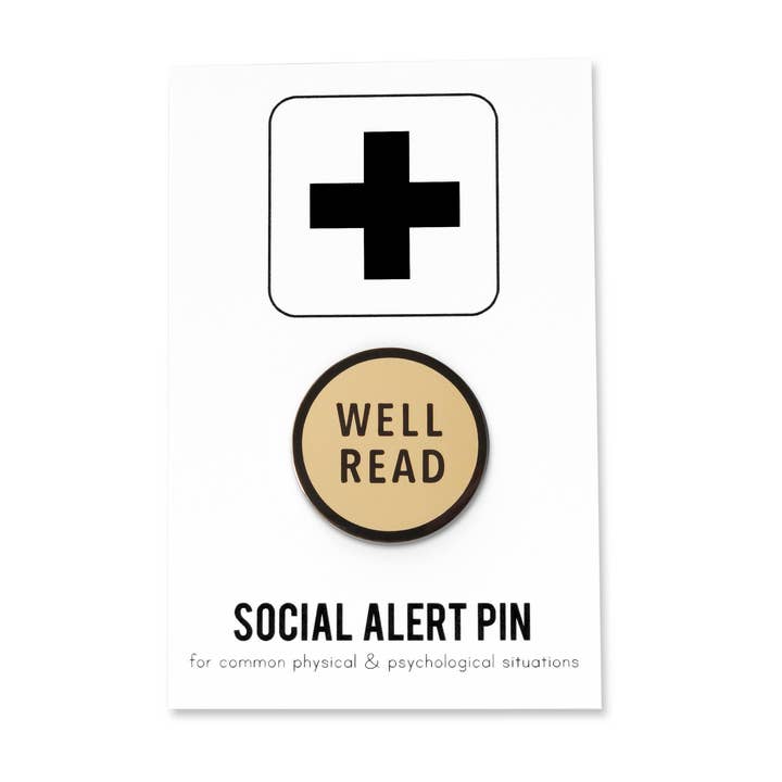 Word For Word Factory - Wholesale Lapel Pin/Button - WELL READ Pins Reading Enamel Pins Bookish Birthday Gift1