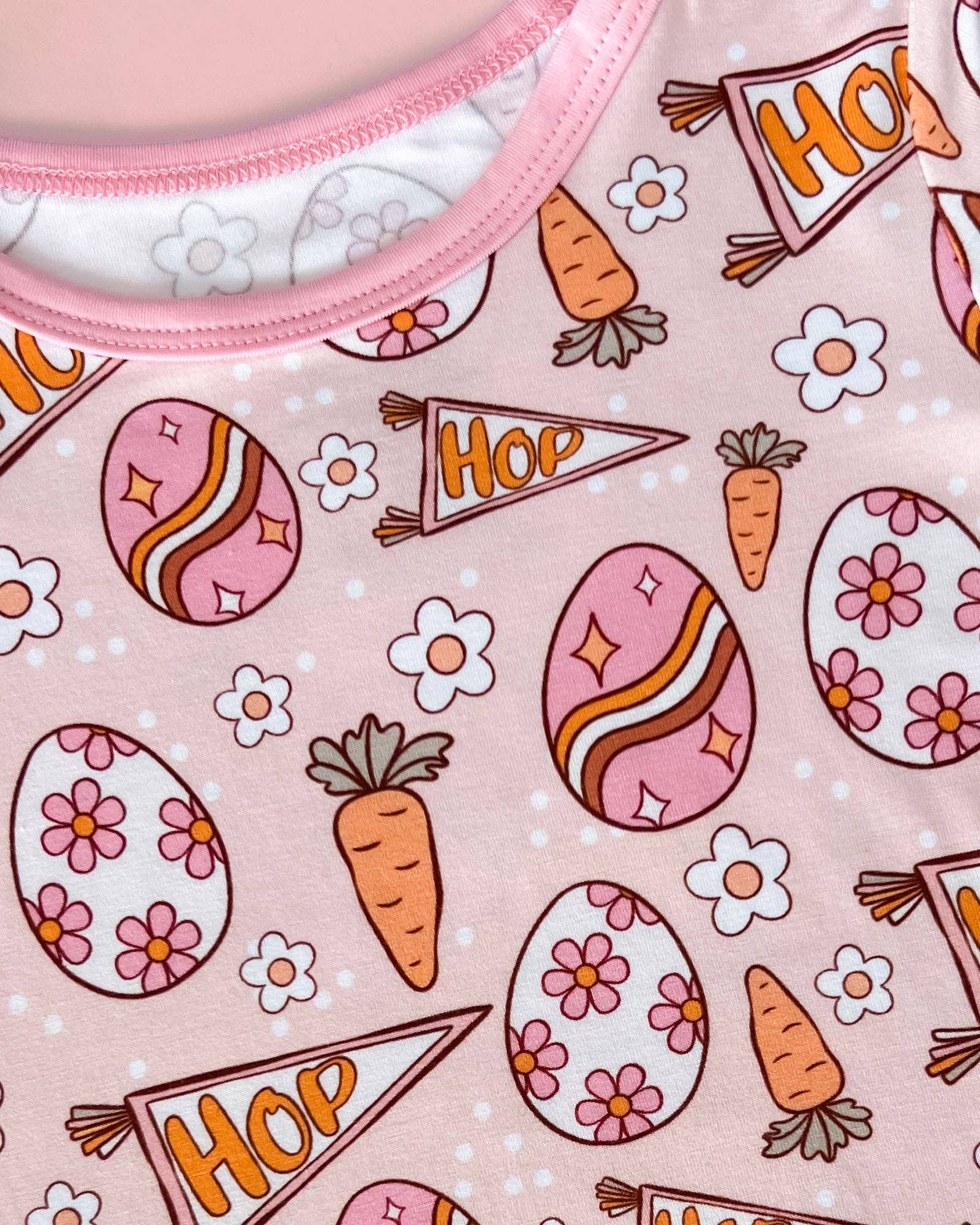 Lucky Panda Kids - Wholesale Top & Pant Set - Kids - Bamboo Two Piece Set | Easter Hop13