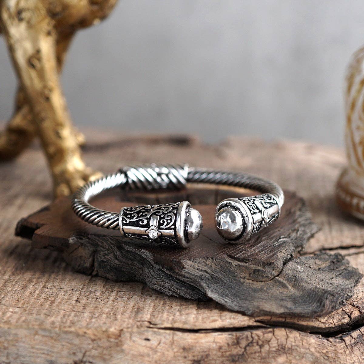 PennyLine inc - Vente Bracelet jonc - Sérénade Argentée – Collection de Bracelets Bohème8