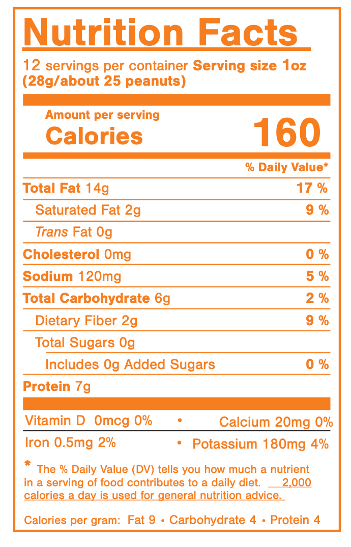 Tennessee Peanut Company - Wholesale Nuts - Traditional Salty 12oz2