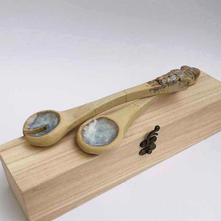 Ensalada cuchara y tenedor para venta al por mayor de Farzin Kavaji