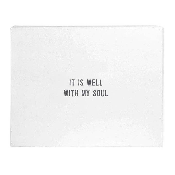 Angle - Wholesale Sign - Face to Face Cadet Case Word Board - It Is Well