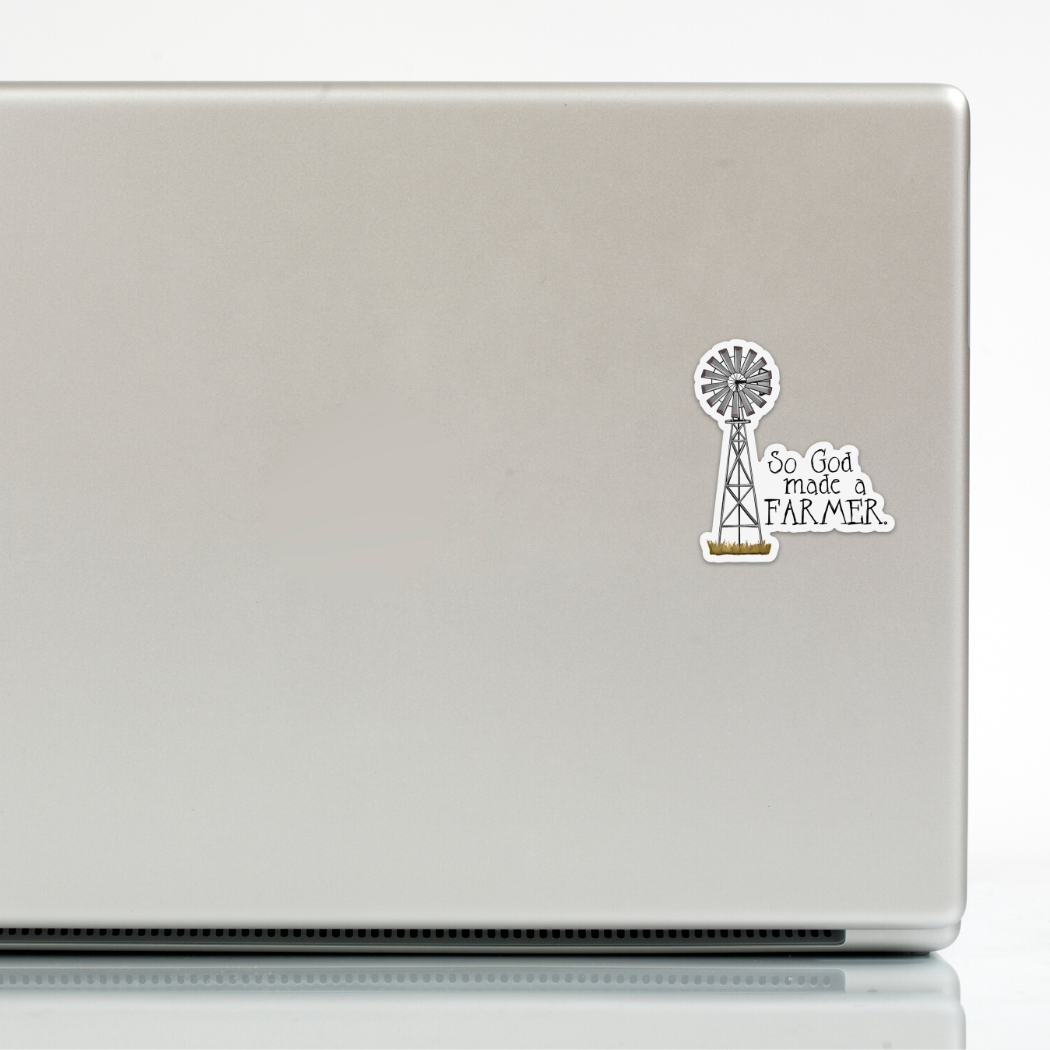 Kevin & Kaia - Wholesale Sticker - So God Made a Farmer - Sticker3